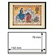 Cartes de classement en plastique, 145x83 mm, 1 compartiment, noir