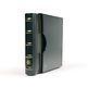 LEUCHTTURM Reliure à barre rotative design classique, avec étui de protection, vert