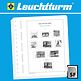 LEUCHTTURM SF-Feuilles préimprimées RFA combinaisons de timbres 1980-2009