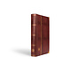 Classeur de Luxe A4, 64pages noires, couverture façon croco avec coins métalliques,rouge