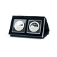 Ecrin AIRBOX avec fonction de présentation pour 2 capsules QUADRUM, noir