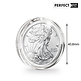 Capsules ULTRA Perfect Fit pour 1 oz. Silber 40,6 mm(p.e.American Eagle), paquete de 10